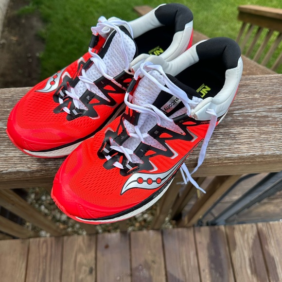 Saucony Womens Triumph Iso 4 Running Shoes Multicolor Low Top Lace Up Mesh 9M - Picture 2 of 3